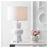 Julia 28.5" Ceramic LED Table Lamp, White