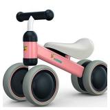 Baby Balance Bike - Baby Bicycle for 6-24 Months, Sturdy Balance Bike for 1 Year Old, Perfect as First Bike or Birthday Gift, Safe Riding Toys for 1 Year Old Boy Girl Ideal Baby Bike (Pink)