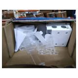 US Window And Floor 2" Faux Wood 22.5" W x 36" H, Inside Mount Cordless Window Blinds, 22.5 x 36, Smooth White