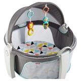 Fisher-Price On-the-Go Baby Dome, Grey/Blue/Yellow/White