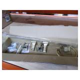 SENTO Cellar Classic Bathroom Accessories Set, Heavy Duty Metal Bath Hardware Set Wall Mounted, Includes Robe Hook, Standard Toilet Paper Holder, Towel Ring, 24â Towel Bar (4-Piece, Satin Brass)