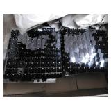 HOUSE OF PARTY â Square Shimmer Panels (Pack of 24), Sequin Shimmer Wall Backdrop Decoration Panels, Photo Backdrops for Birthday, Anniversary & Engagement Parties DÃ©cor (Black)