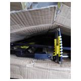 Regalo Easy StepÂ® Extra Tall Walk Thru Baby Gate, Bonus Kit, Includes 4-Inch Extension Kit, 4 Pack of Pressure Mount Kit and 4 Pack of Wall Cups and Mounting Kit, Black