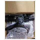 Otdair Solar Spotlights Outdoor, Led Solar Powered Landscape Lights 4 in 1 Bright Warm White Lights IP65 Waterproof Adjustable Head Light for Path Garden Yard Patio Lawn