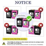 Valuetoner Remanufactured Ink Cartridges Replacement for HP 61XL 61 XL to use with Envy 4500 Deskjet 1000 1056 1510 1512 1010 1055 OfficeJet 4630 Series Printer ( 1 Black, 1 Tri-Color )
