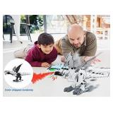 Walking Dinosaur Toy for Kids | Robot Dinosaur Toy Walks with Water Mist Spray & Lights Up & Realistic Sounds, Great Electronic Dino Toy for Boys Girls Gifts 3-8 Year Old Birthday Holiday Gift Present