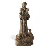 Problem Solvers Hand-Finished Woodlike St. Francis Garden Statue