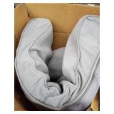 FurHaven Pet Dog Bed Orthopedic Microvelvet Luxe Lounger Pet Bed for Dogs & Cats, Gray, Jumbo