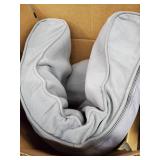 FurHaven Pet Dog Bed Orthopedic Microvelvet Luxe Lounger Pet Bed for Dogs & Cats, Gray, Jumbo