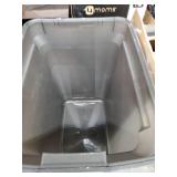 IRIS 67 Quart Airtight Pet Food Container, Black no lid