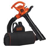 BLACK+DECKER BEBL7000 3-N-1 VACPACK 12 Amp Leaf Blower, Vacuum, and Mulcher