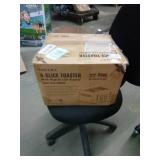 Secura Toaster 4 Slice Stainless Steel Extra Wide Slots for Bagel Bread with Defrost Reheat Function Removable Crumb Tray Compact Size