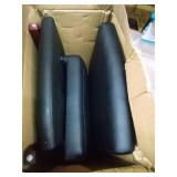 Boss Office Products Boss Mahogany Box Arm Guest Chair