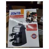 Espresso Machine 3.5 Bar 4 Cup Espresso Maker Cappuccino Latte Machine with Steam Milk Frother and Pot