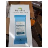 Rinse Free No Shower Bathing Wipes (8-Pack) | 64 Microwavable Adult Cleansing Body Bath Wash Cloths with Aloe Vera & Vitamin E - No Water Required - Latex Lanolin & Alcohol Free - 8 Packs of 8 Wipes