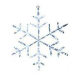 Brite Star 18" 90 lt LED Tube Light Snowflake, Pure White