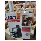 Espresso Machine 3.5 Bar 4 Cup Espresso Maker Cappuccino Latte Machine with Steam Milk Frother and Pot