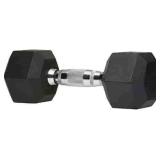 Amazonbasics Rubber Encased Hex 35lb Dumbbell Weight
