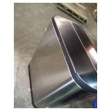 simplehuman - 45 Liter / 11.9 Gallon Butterfly Lid Kitchen Step Trash Can, Brushed Stainless Steel - Brushed Stainless Steel