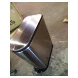simplehuman - 45 Liter / 11.9 Gallon Butterfly Lid Kitchen Step Trash Can, Brushed Stainless Steel - Brushed Stainless Steel
