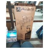 Allen Sports Deluxe Locking Quick Install 5-Bicycle Hitch Mounted Bike Rack Carrier, 552QR