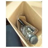 29" Black and Metallic Gray Vehicle and Maritime Accessories Fulton Dual Wheel Bolt-Thru Swivel Jack