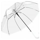 Siepasa Womenâs Clear Bubble Transparent Umbrella-Auto Open Clear Dome Umbrella with Classic hook Handle for gentlemen and ladies wedding, bridal parties, outing and large group gathering, gradua