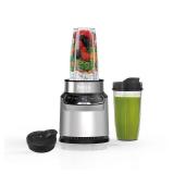 Ninja - Nutri-Blender Pro Personal Blender with Auto-iQ - Cloud Silver