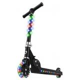 Jetson Jupiter Kick Scooter for Kids, LED Light-up Scooter, Adjustable Handlebar, Rear Brake, Lightweight Design