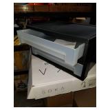 IRIS USA DTD-L Desktop Stacking Drawer, Black