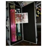 Mah Jong Set In Black Aluminum Case With Pushers