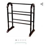 Frenchi Home Furnishing Quilt Rack, Dark Cherry
