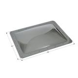 Icon 12119 RV Skylight SL1824 - 24" x 18" x 4", Smoke