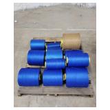 Palette of Blue and Brown Thread