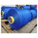 Palette of Blue and Brown Thread