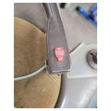 Old School Brown Metal Turntable - Unknown Model or Brand