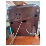 Old School Brown Metal Turntable - Unknown Model or Brand