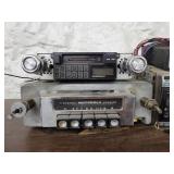 Lot of 4 Old School Vehicle Stereo Units and Power Amplifier
