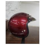 Maroon CL-5 Red Helmet Size M