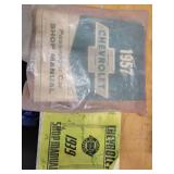 Lot of 2 Antique Chevy Manuals