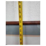 Lot of 2 Wall Decor Pieces. Colorful Cross Stitch Dove and Mountians Views over and Blue Ocean Scene