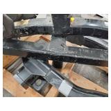 Small Pallet of Tow Hitches and Chevy Crankshaft with the Tubes