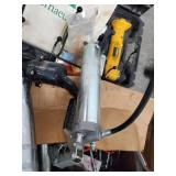 Pallet of Schlage Handles and Locks. PVC Piping fpr Under Sinks. Ratchet Bits and Socket Set. Plug Puller. Casters. .Grease Guns. Power Torch Ratchet Wrenches Nd More