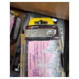 Pallet of Schlage Handles and Locks. PVC Piping fpr Under Sinks. Ratchet Bits and Socket Set. Plug Puller. Casters. .Grease Guns. Power Torch Ratchet Wrenches Nd More