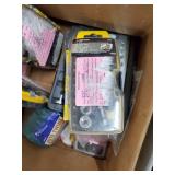 Pallet of Schlage Handles and Locks. PVC Piping fpr Under Sinks. Ratchet Bits and Socket Set. Plug Puller. Casters. .Grease Guns. Power Torch Ratchet Wrenches Nd More