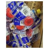 Pallet of Schlage Handles and Locks. PVC Piping fpr Under Sinks. Ratchet Bits and Socket Set. Plug Puller. Casters. .Grease Guns. Power Torch Ratchet Wrenches Nd More