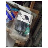 Pallet of Schlage Handles and Locks. PVC Piping fpr Under Sinks. Ratchet Bits and Socket Set. Plug Puller. Casters. .Grease Guns. Power Torch Ratchet Wrenches Nd More