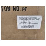 Croydex Halton Double Door Bi-View Aluminium Cabinet