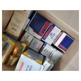 Pallet Full Of Automotive Accessories and Parts. . also Electrical Outlets and Plugs. Headlights and More