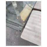 Elegant Metal Frames Glass Top Table. with 4 Chairs. Check Picture For More Details